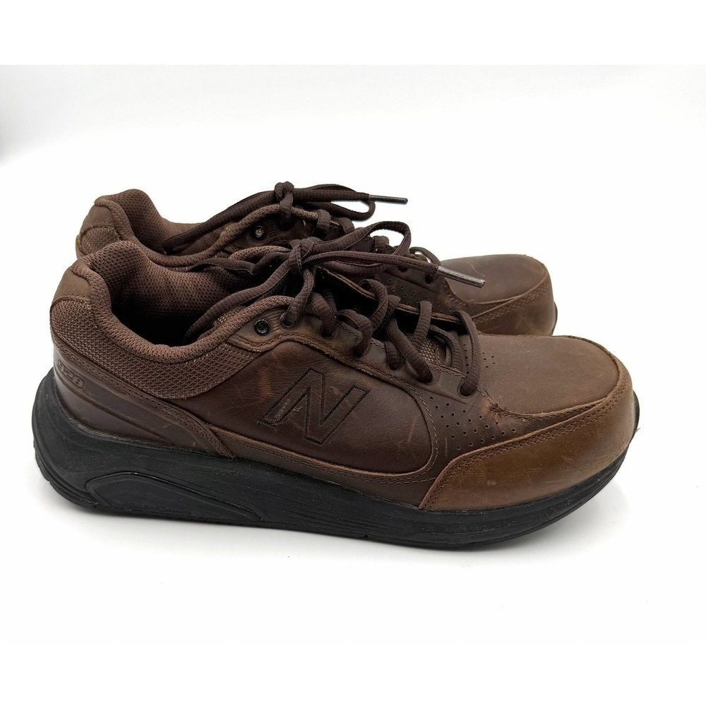 New Balance 928v2 Brown Leather Walking Shoes Mens 8.5 4E Extra Wide Rollbar